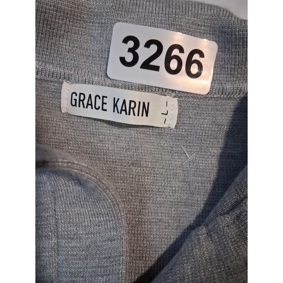 Grace Karin Chunky Women's size Large Casual Button Up Cozycore Career Cardigan - Picture 5 of 10